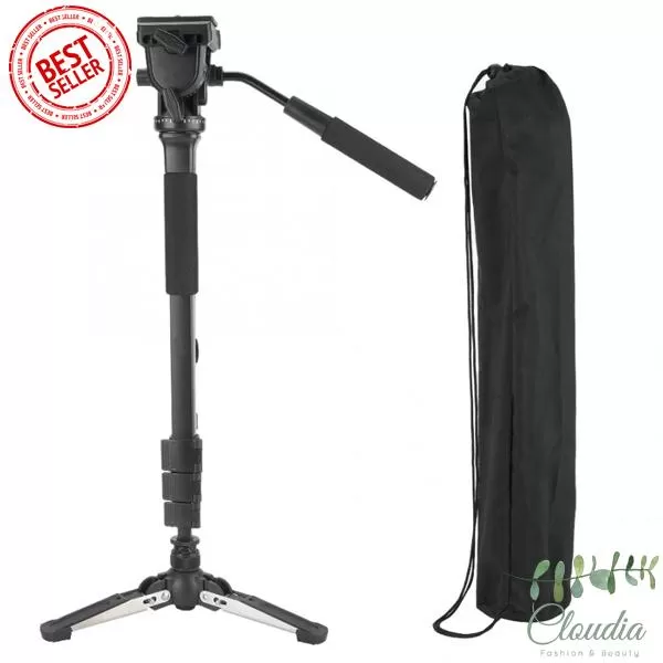 Generic VCT-288 Camera Monopod Holder with Fluid Pan Head - image 3