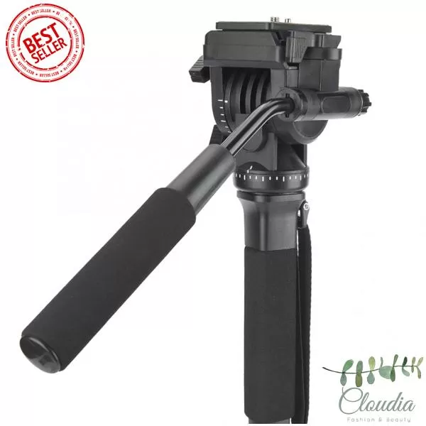 Generic VCT-288 Camera Monopod Holder with Fluid Pan Head - image 5