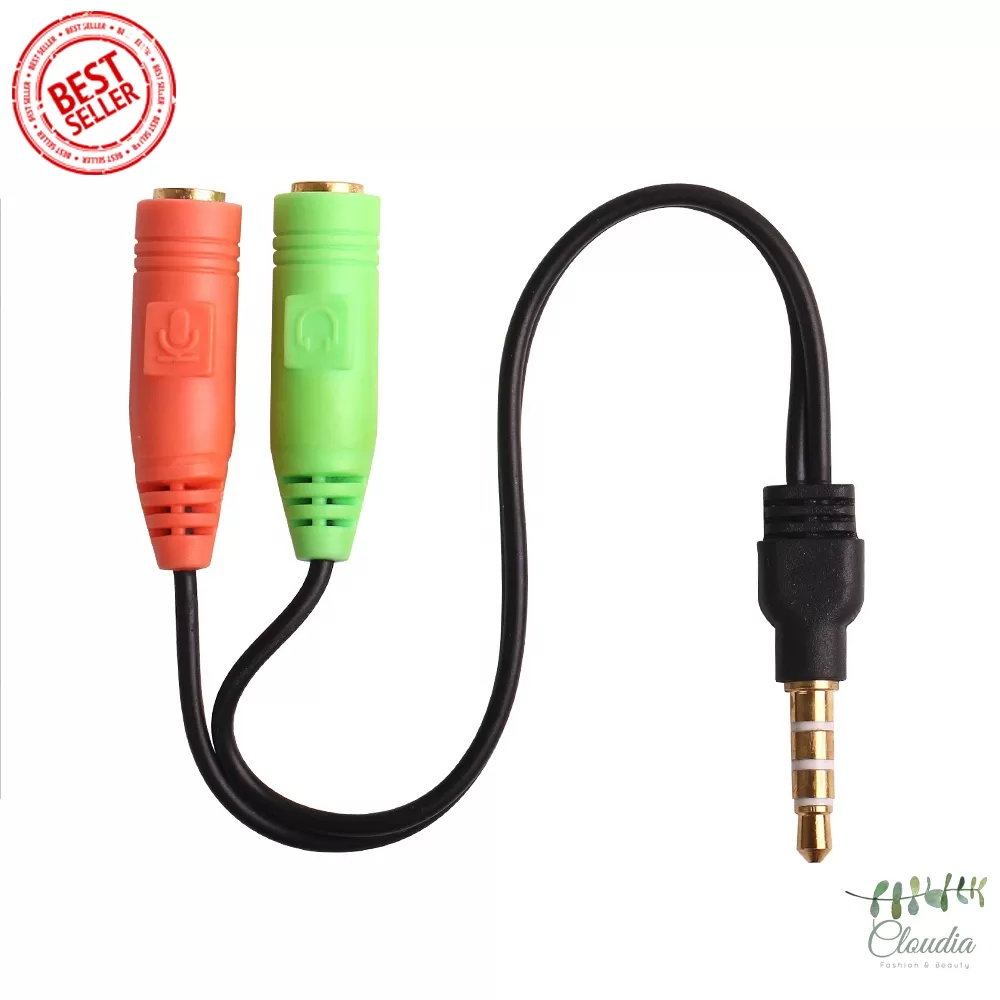 Generic 3.5mm Male to Dual Female Audio Headphone Splitter - image 2