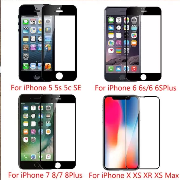 Generic iPhone XS Max 5D Curved Tempered Glass - image 4