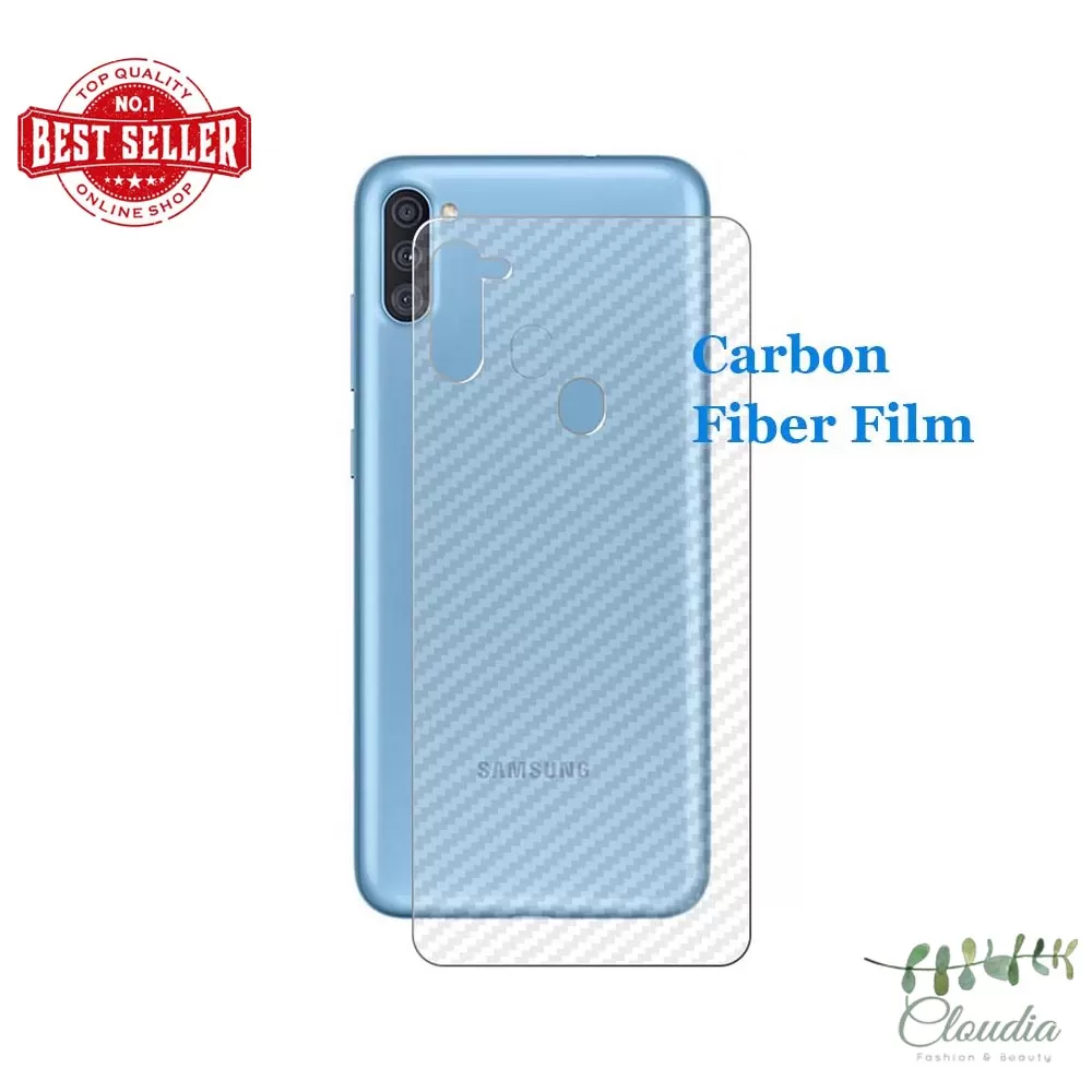 Samsung A11 M11 Transparent Scratch Resistant Back Film