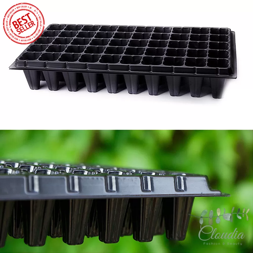 Generic 50 Holes Seedling Tray Thick Black Nursery