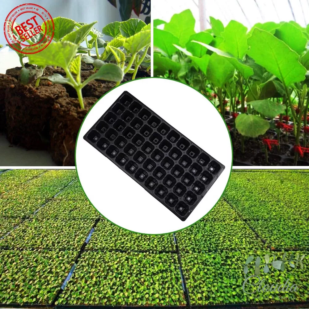 Generic 50 Holes Seedling Tray Thick Black Nursery - image 3