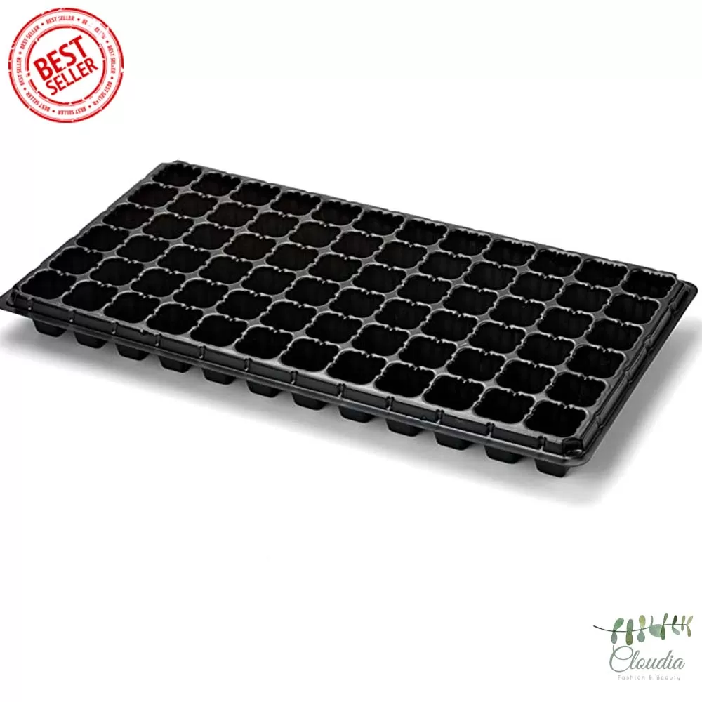 Generic 72 Holes Seedling Tray Thick Black - image 2