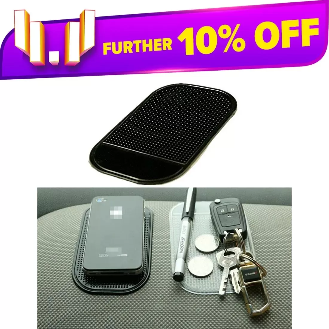 Generic Car Dashboard Mat Non-Slip Holder