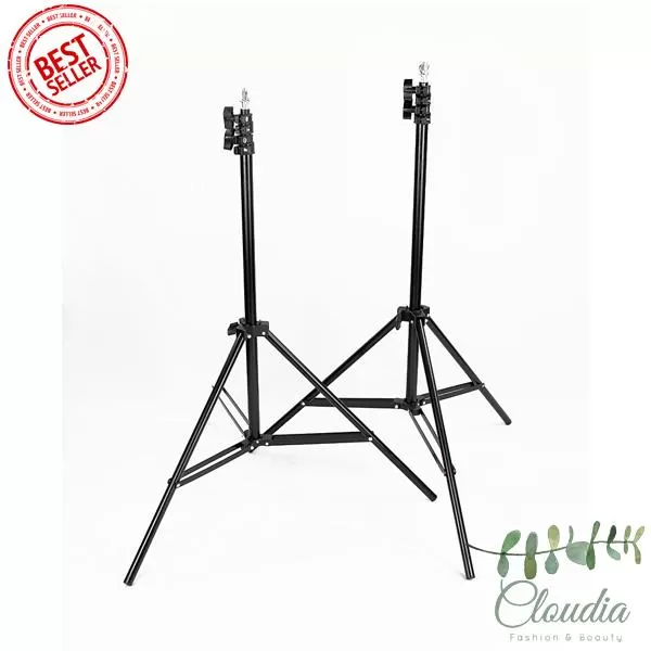 Generic 2x2M Aluminum Alloy Background Stand Black Photography - image 3