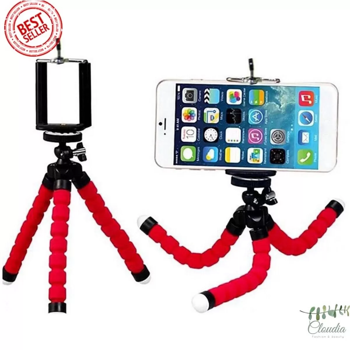 Generic Octopus Tripod Flexible Car Phone Holder Selfie Stand
