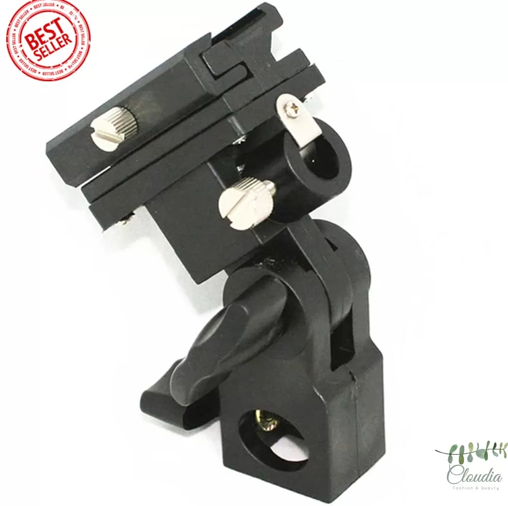 Generic Hot Shoe Speedlite Umbrella Mount Holder Swivel - image 2