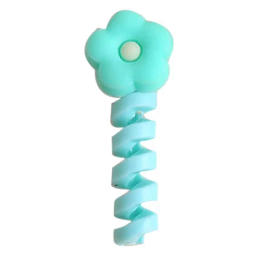 Generic Cartoon Character Spiral Silicone USB Cable Protector - image 1