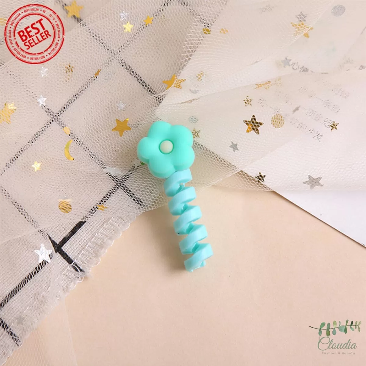 Generic Cartoon Character Spiral Silicone USB Cable Protector - image 2
