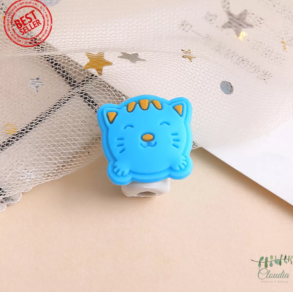 Generic Character Shape Silicone USB Cable Protector