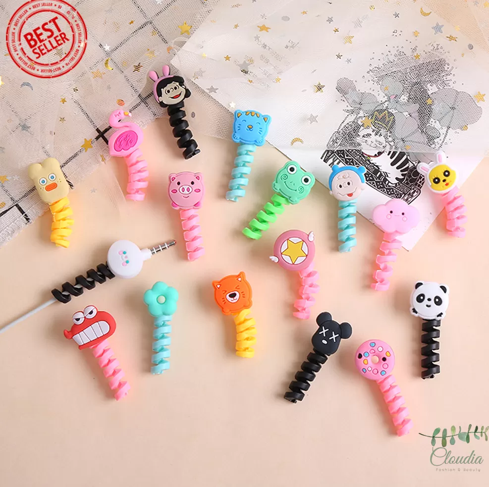Generic Cartoon Silicone USB Cable Protector - image 2