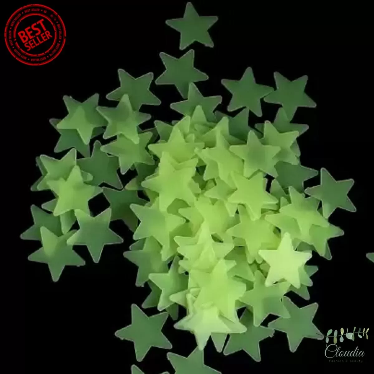Generic 72Pcs Set Fluorescent Radium Stars Wall Stickers - image 2