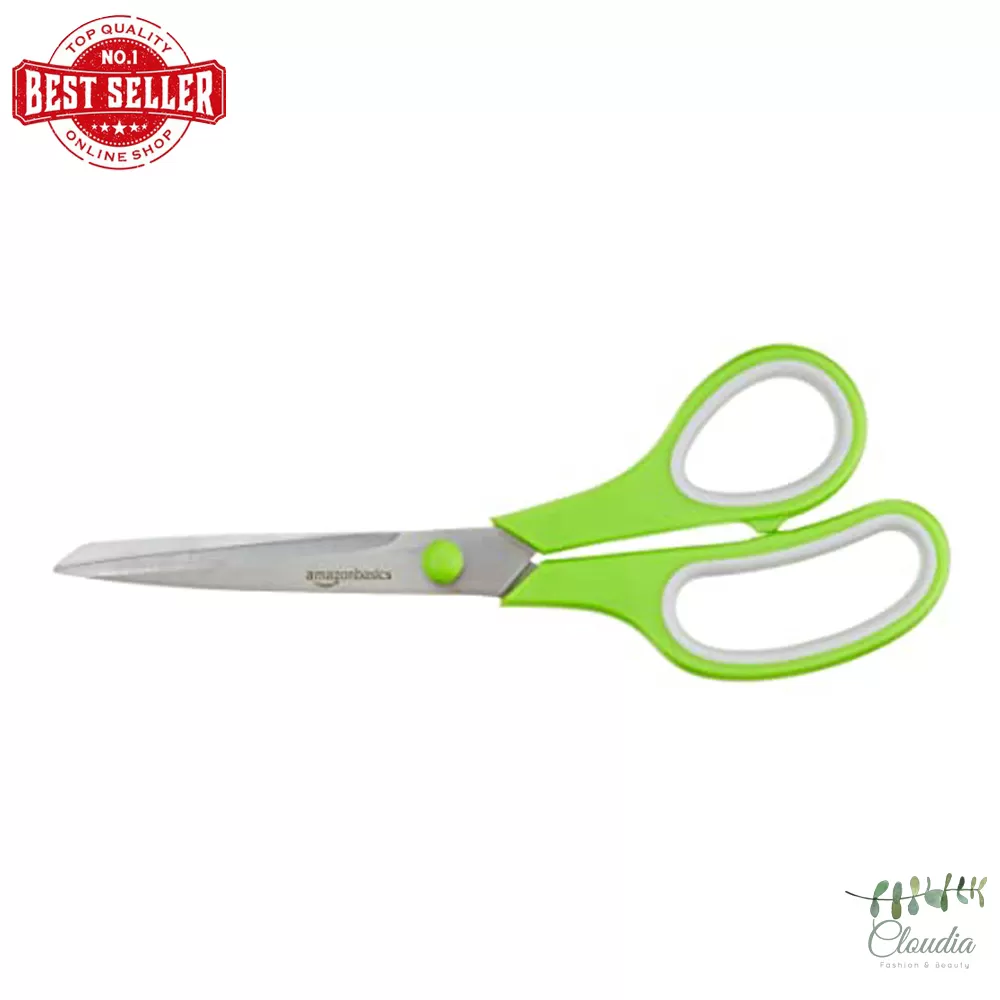 Green Multipurpose Stainless Steel DIY Scissors
