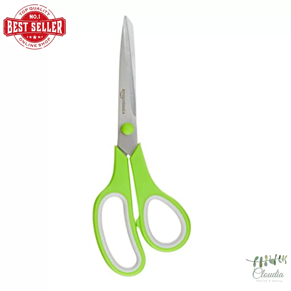 Green Multipurpose Stainless Steel DIY Scissors - image 2