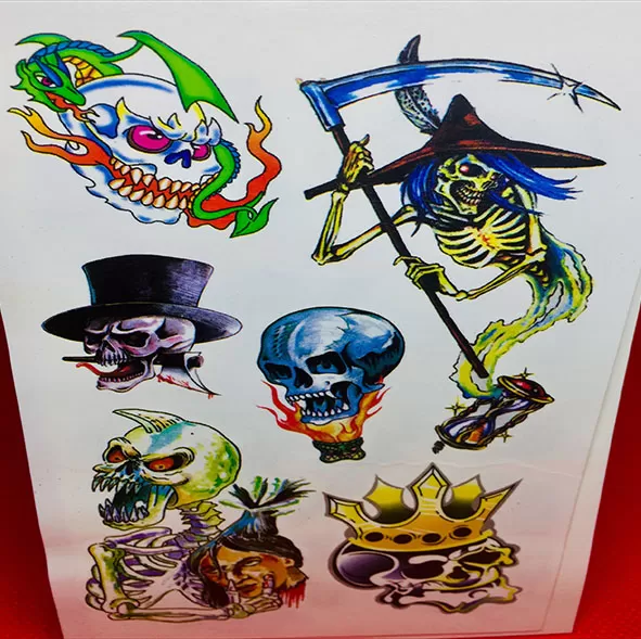 Generic Temp Tattoo Sticker Large Black 21 Animal Design - image 3