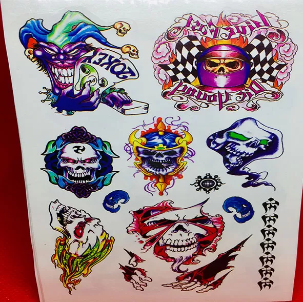 Generic Temp Tattoo Sticker Large Black 21 Animal Design - image 5