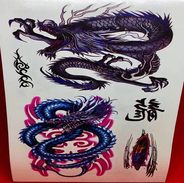 Generic Large Black 43 Temporary Tattoo Sticker - image 2