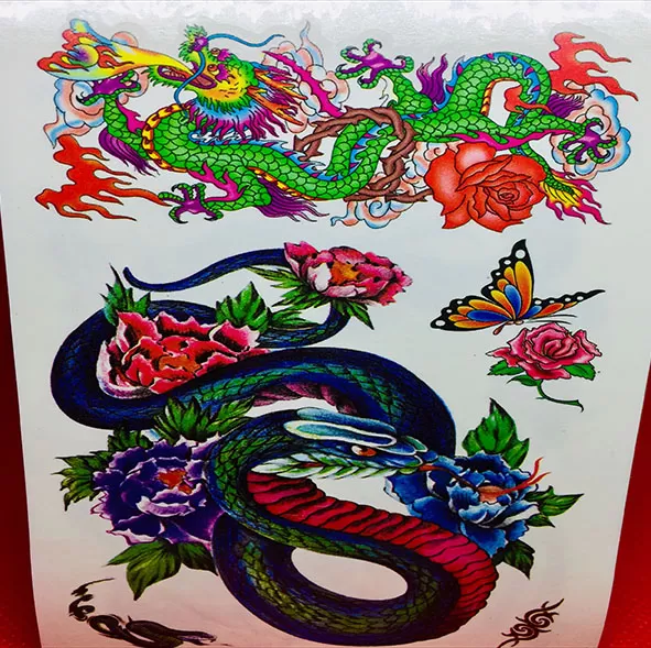 Generic Large Black 43 Temporary Tattoo Sticker - image 4