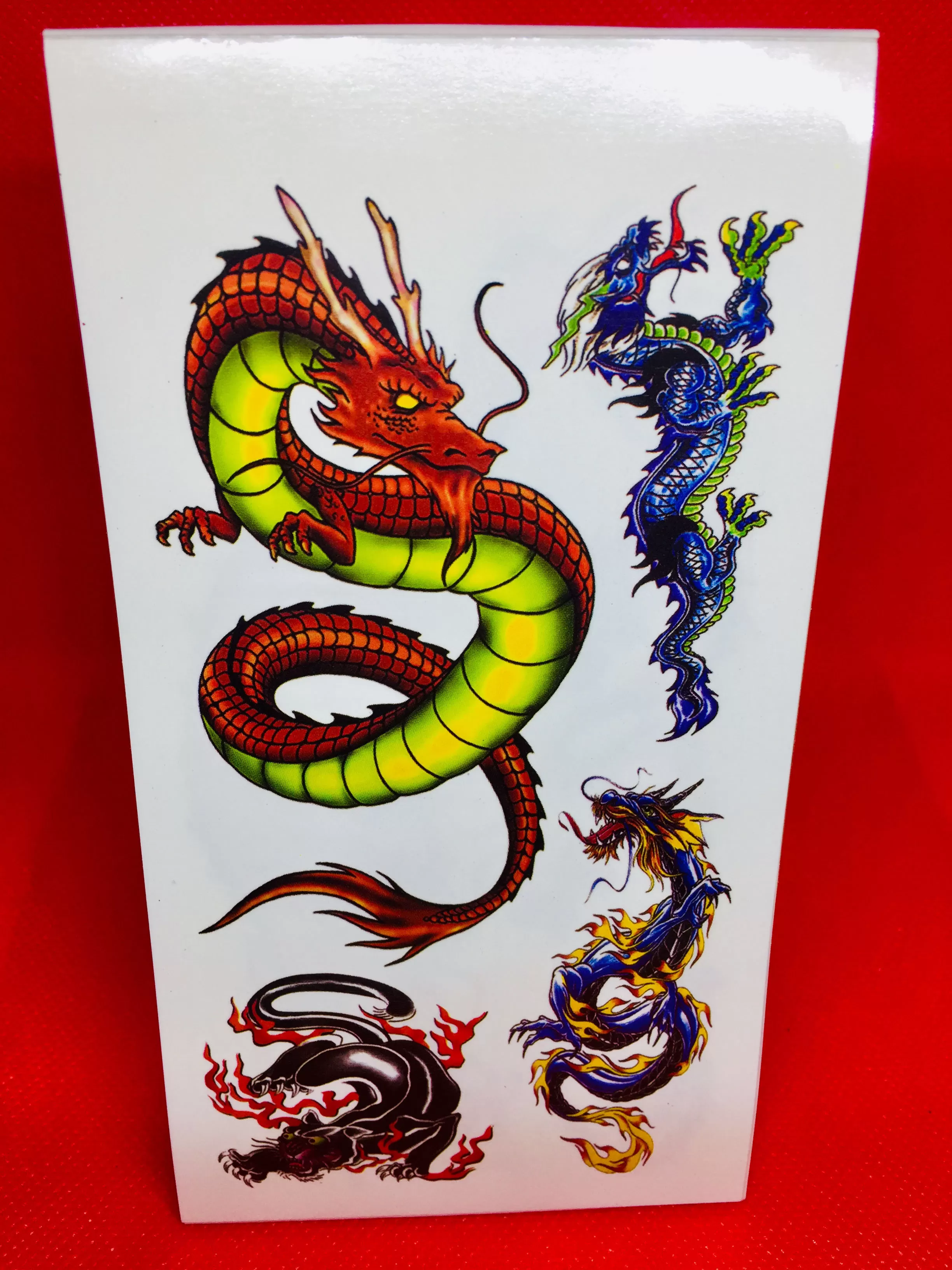 Generic Temporary Tattoo Large Black Animal Design - image 2