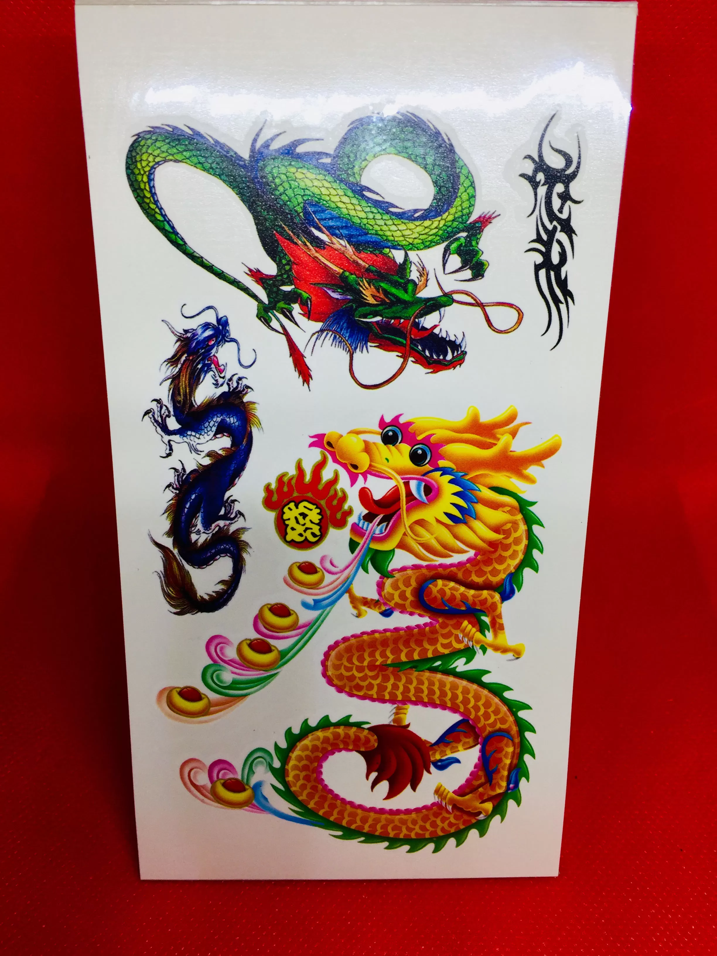 Generic Temporary Tattoo Large Black Animal Design - image 3