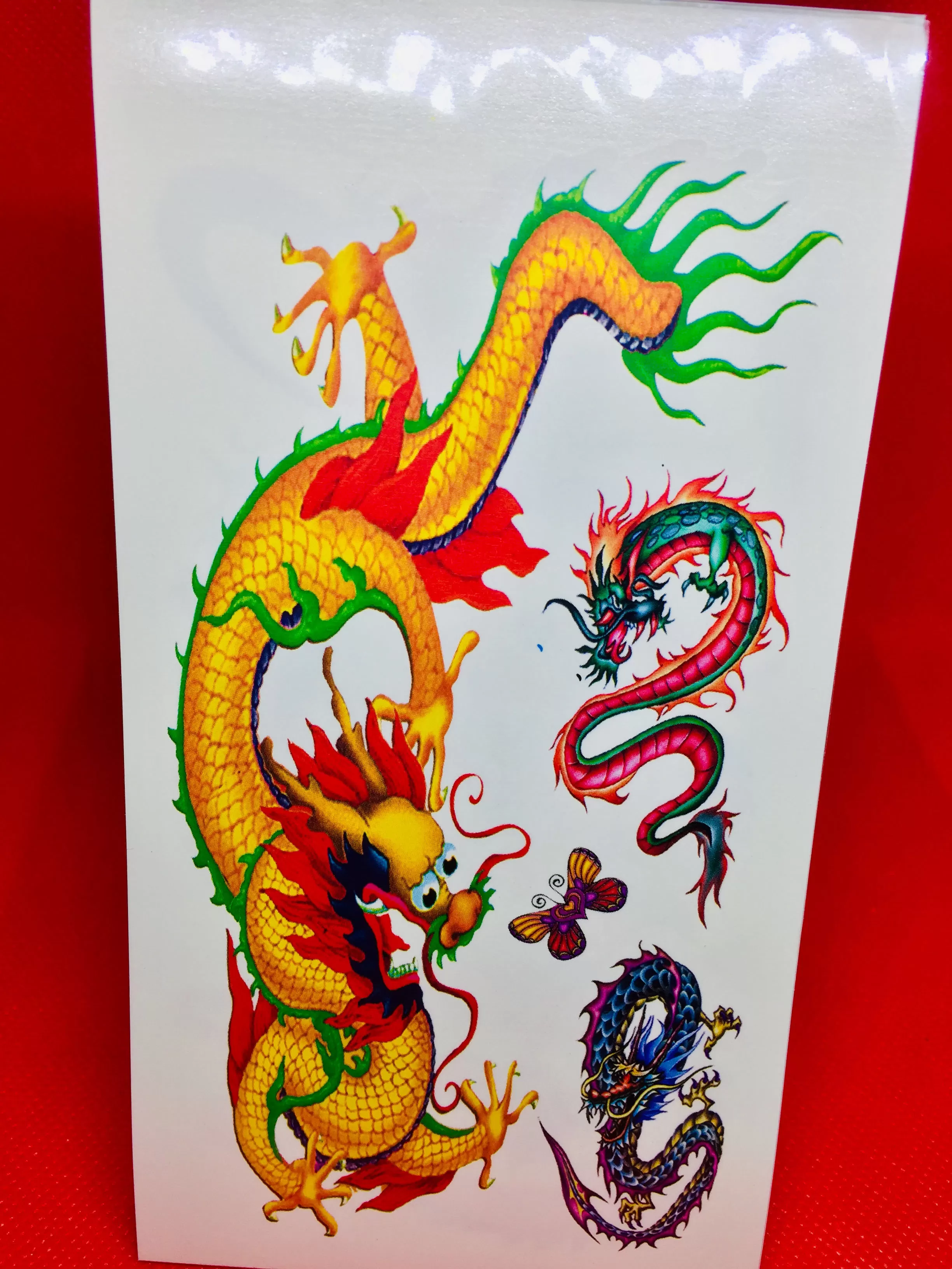 Generic Temporary Tattoo Large Black Animal Design - image 4