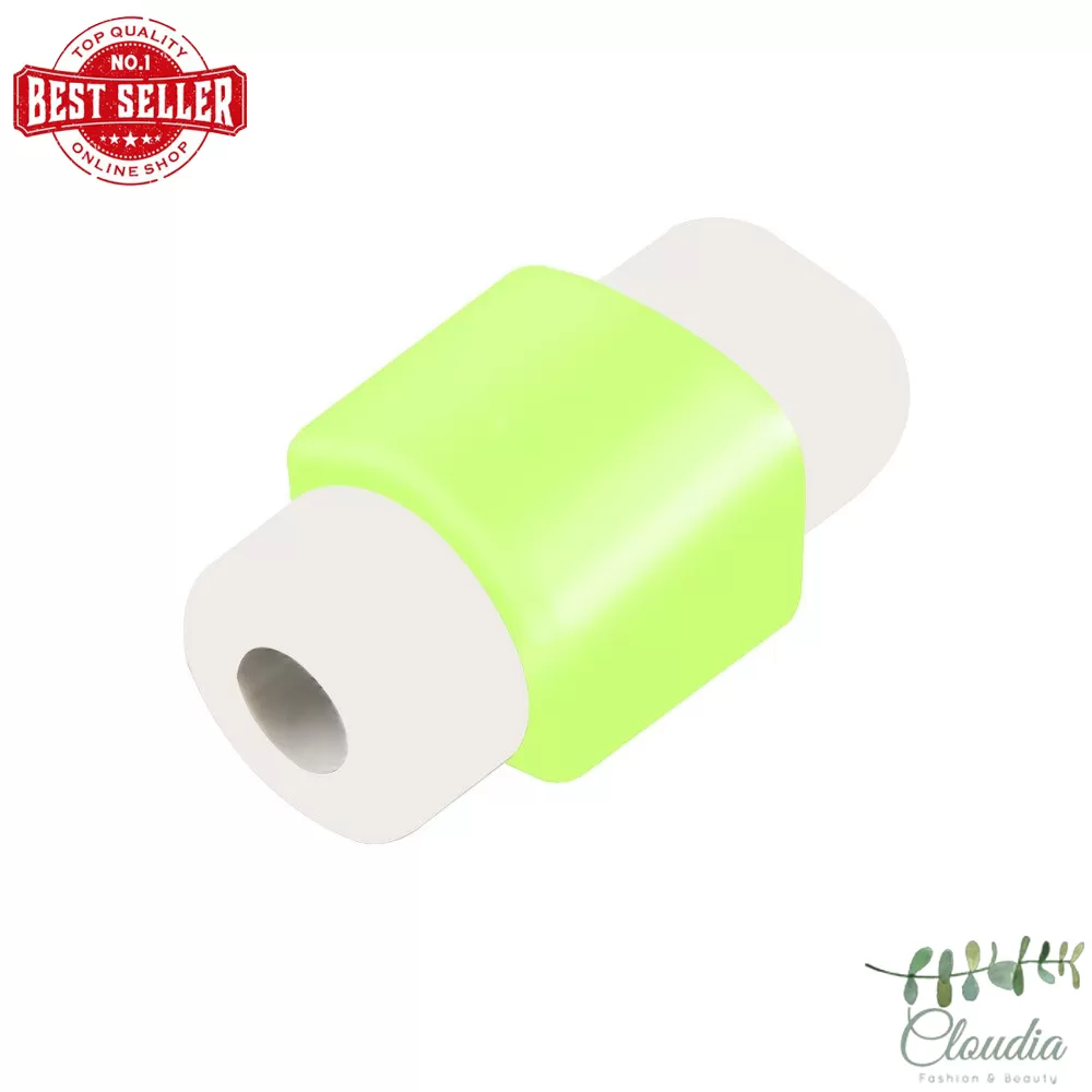 Generic Light Green Silicone USB Cable Protector - image 1