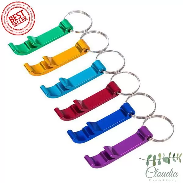 Generic Multi Color Stainless Steel Bottle Opener Magnet - image 2