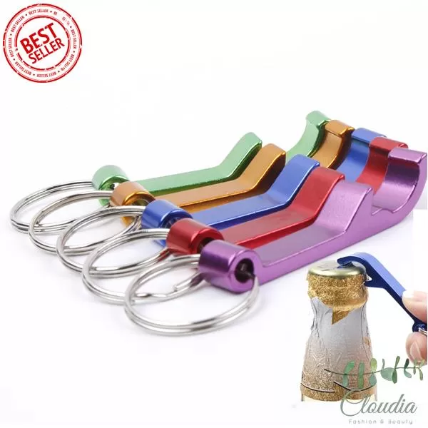 Generic Multi Color Stainless Steel Bottle Opener Magnet - image 3
