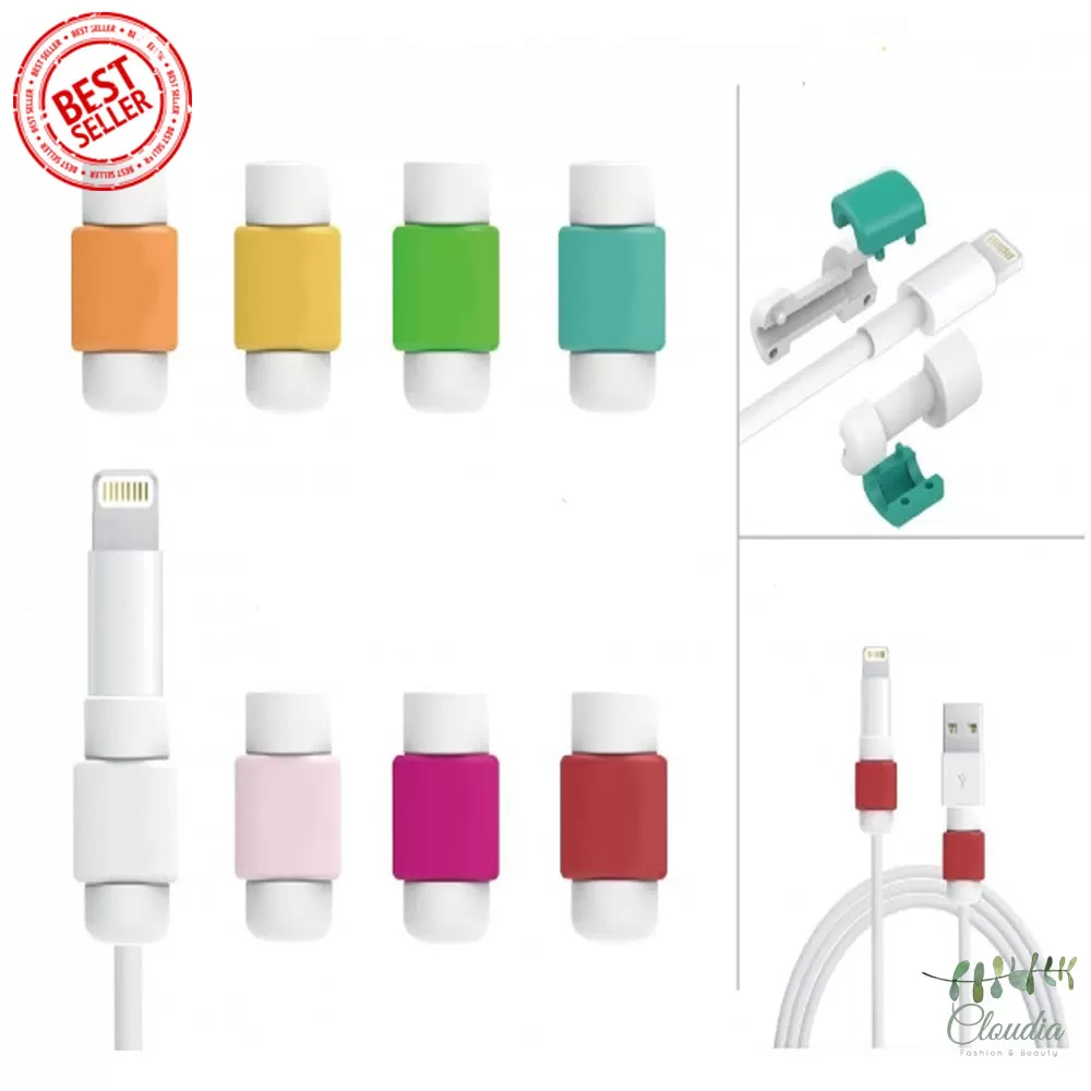 Generic Orange Silicone USB Cable & Earphone Protector - image 3