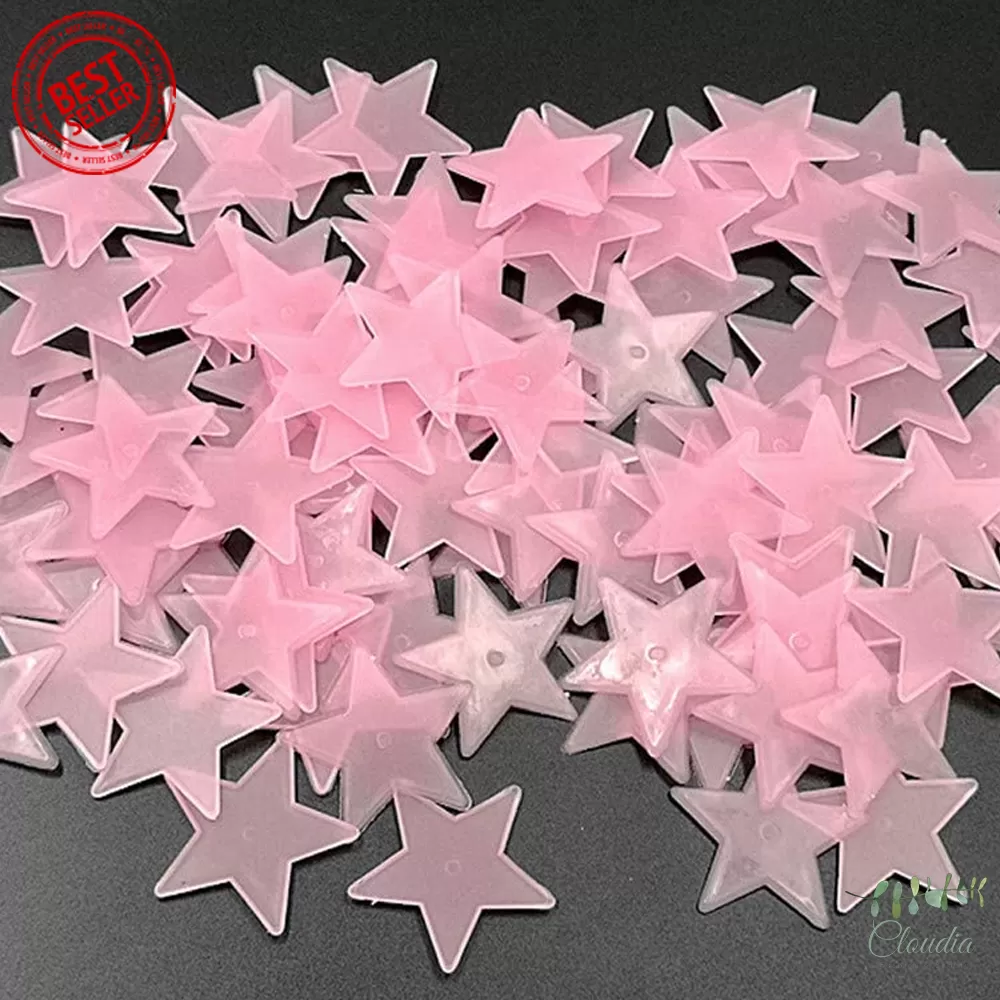 Generic 72Pcs Fluorescent Radium Stars Wall Stickers - image 2