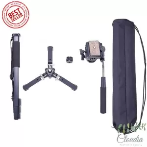 Generic VCT-288 Camera Monopod Holder with Fluid Pan Head