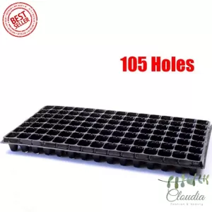 Generic 105 Holes Tray Thick Black Seedling Nursery