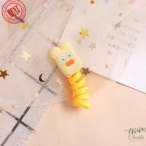 Generic Cartoon Silicone USB Cable Protector