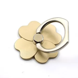 Generic 360 Degree Metal Fold Finger Ring Flower Holder