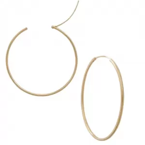 Generic Super Big Hoop Earrings Round Female Gold Ear Rings