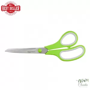 Green Multipurpose Stainless Steel DIY Scissors