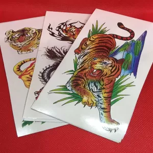 Generic Temporary Tattoo Sticker Large Black 29 Animal Design
