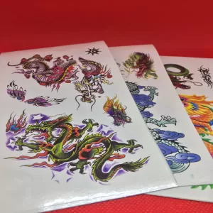 Generic Temporary Tattoo Large Black Animal Design