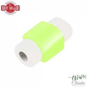 Generic Light Green Silicone USB Cable Protector