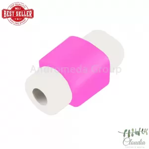 Generic Silicone Cable Protector Pink