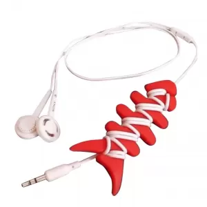 Generic Earphone Winder Cable Holder Reel Fish Bone