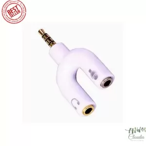 Claudia Earphone Headphone Splitter 3.5Mm Microphone