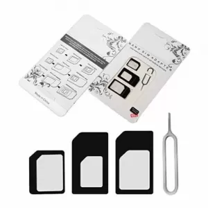 Generic 4 In 1 SIM Card Adapter White