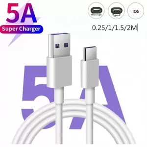 Generic 5A USB 3.1 Type C/Micro/8 Pin Data Sync Cable