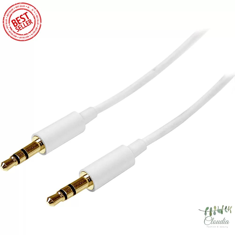 Generic 3.5mm Jack Aux Audio Extension Cable With Mic - image 2