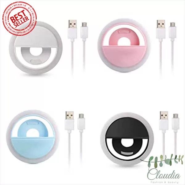 White Selfie Enhancing Fill Light USB Charge LED - image 2