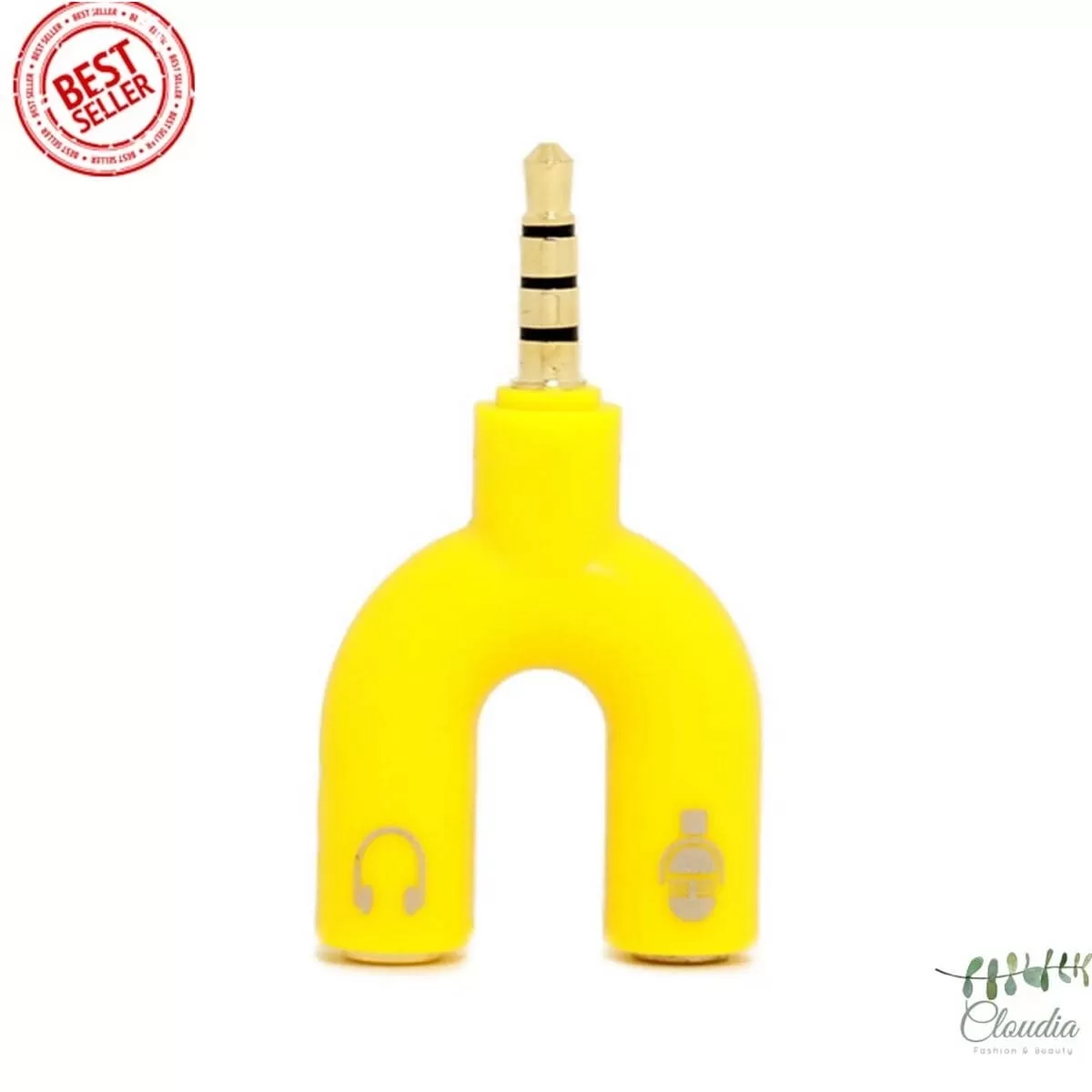 Claudia Earphone Headphone Splitter 3.5mm Microphone
