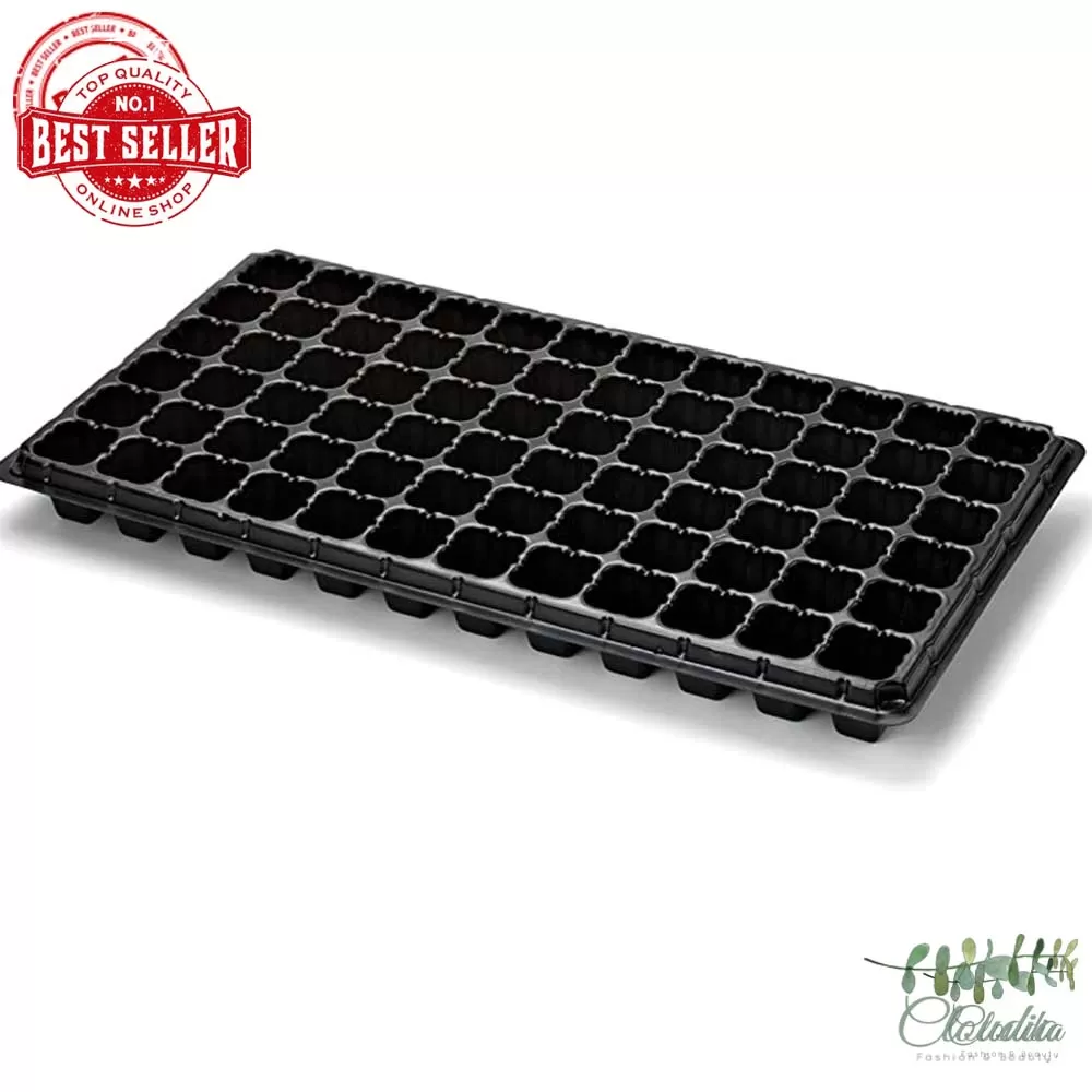 Generic 72 Holes Thick Black Seedling Tray Seedling Nursery - image 2