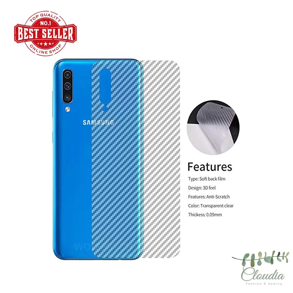 Samsung A50 Transparent Scratch Resistant Back Film